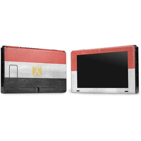 Egyptian Flag Distressed Nintendo Switch Bundle Skin